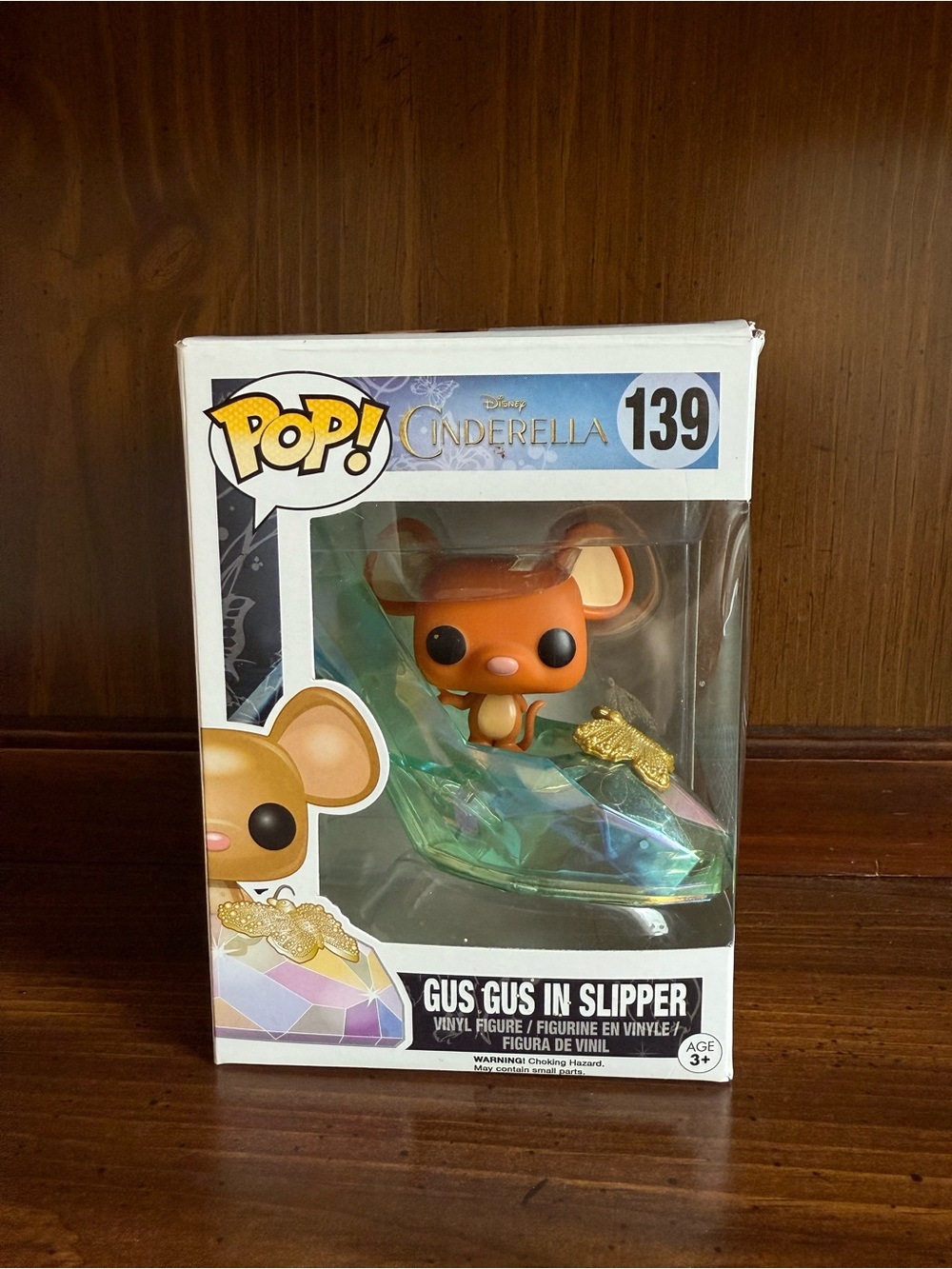 Cinderella 2015 Funko Pop - 139, “Gus Gus in Slipper”